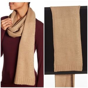 Michael Kors Tonal Logo Embellished Knit Scarf